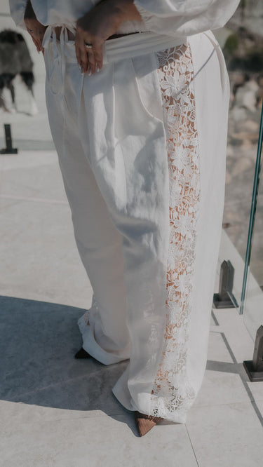 Aphrodite Lace Wide Leg Pants